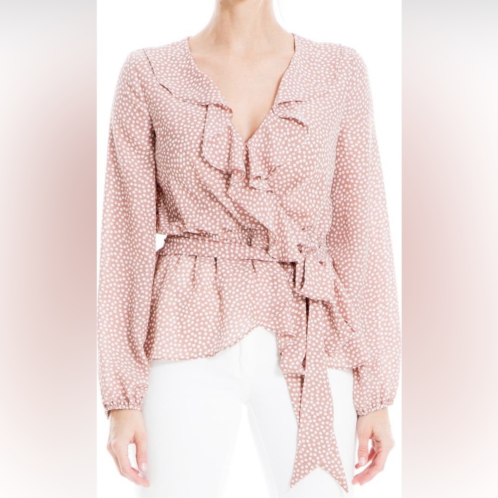 Max Studio - Ruffle Trim Blouse